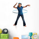 Young Girl With Hula Hoop Wall Decal