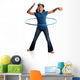 Young Girl With Hula Hoop Wall Decal