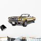 Ford Mustang Gold Wall Decal