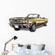 Ford Mustang Gold Wall Decal