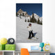 Skiing Wall Mural