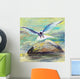 Flying seagull Wall Mural