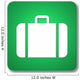 Piktogramm Flughafen: Baggage Claim Wall Decal