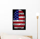 USA Fingerprint Vector Wall Mural