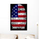 USA Fingerprint Vector Wall Mural