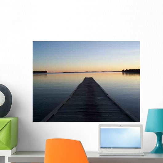 Sunset Sebago Lake 1 Wall Decal