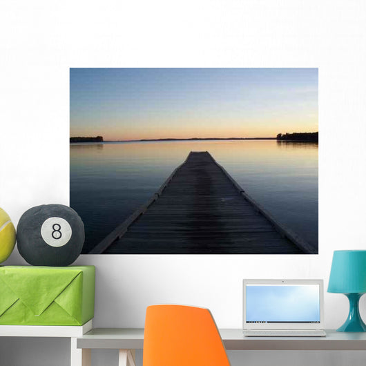 Sunset Sebago Lake 1 Wall Decal