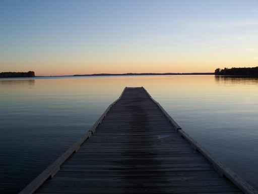 Sunset Sebago Lake 1 Wall Decal