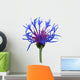 Vector Wild Blue Flower Wall Mural