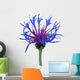 Vector Wild Blue Flower Wall Mural