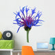 Vector Wild Blue Flower Wall Mural