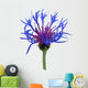 Vector Wild Blue Flower Wall Mural