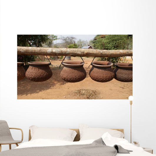 Water Jars Wall Mural