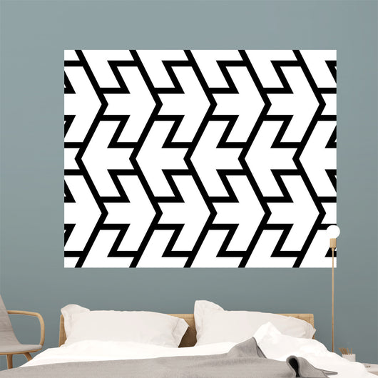 Arrows Black and White Wall Decal