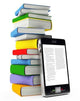 mobile phone and books Wall Decal