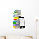 Mobile Phone and Books Wall Decal