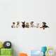 Young Dogs and Cats Wall Decal
