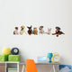 Young Dogs and Cats Wall Decal