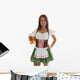 Oktoberfest Dirndl operation Wall Decal