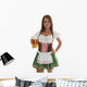 Oktoberfest Dirndl operation Wall Decal