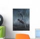 Shrieking Graveyard Zombie Wall Mural