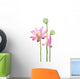 lotus flower and seedpod Wall Decal