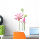 lotus flower and seedpod Wall Decal