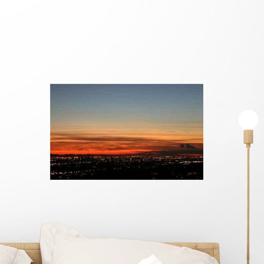 Sunset Phoenix Wall Decal