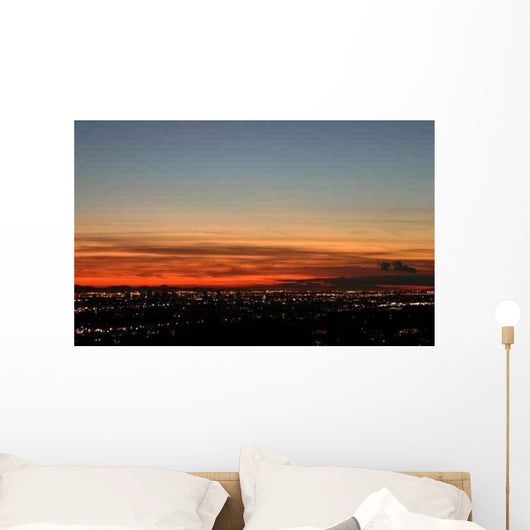 Sunset Phoenix Wall Decal