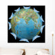 To round the Globe Wall Mural