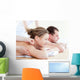 Loving couple having an acupunctre therapy Wall Mural