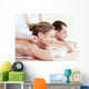Loving couple having an acupunctre therapy Wall Mural