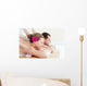 Relaxed couple having a back massage Wall Mural