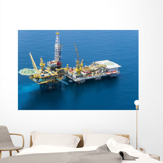Oil Rig 6 Wall Mural