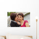 Women Kiss Wall Mural