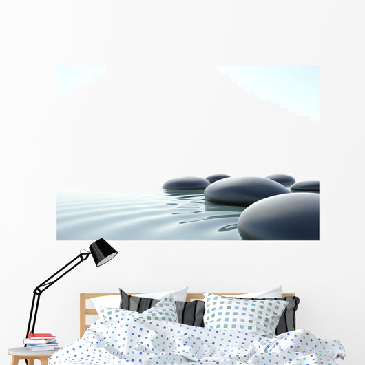 Zen water Wall Mural