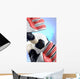 soccer - football goal keeper stretching for ball Wall Mural