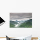 Early morning fog and cloud mountain valley landscape Wall Mural