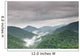 Early morning fog and cloud mountain valley landscape Wall Mural