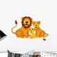 Lion Family Wall Decal