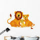 Lion Family Wall Decal