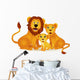 Lion Family Wall Decal