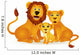 Lion Family Wall Decal