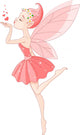 Blowing Kisses Fairy Wall Decal