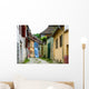Sighisoara medieval street, Transylvania in Romania Wall Mural