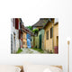 Sighisoara medieval street, Transylvania in Romania Wall Mural