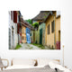 Sighisoara medieval street, Transylvania in Romania Wall Mural