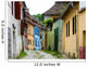 Sighisoara medieval street, Transylvania in Romania Wall Mural