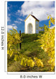 chapel near Hnanice, Znojmo Region, Czech Republic Wall Mural