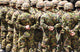 Swiss solders in camouflage Wall Mural